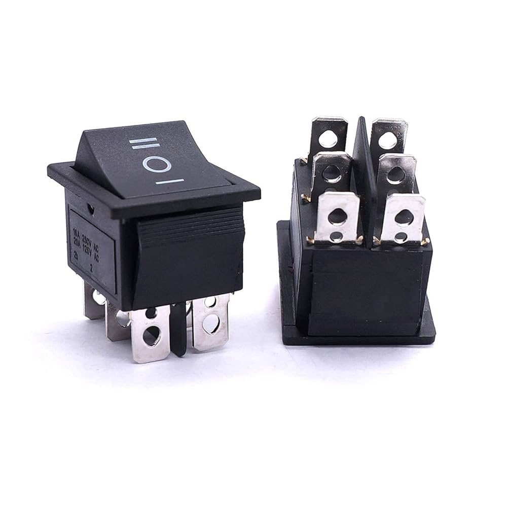 ☆クック☆ Amazon.com: DIYhz 3Pcs AC16A/125V 16A/250V 6Pins 2 Position